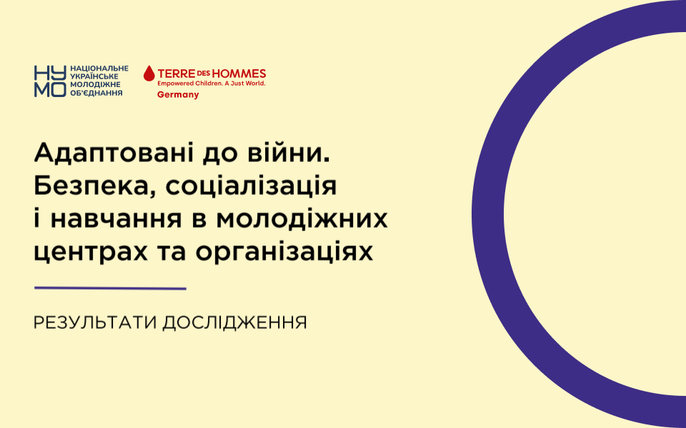 Адаптація молодіжної роботи до умов війни: результати дослідження